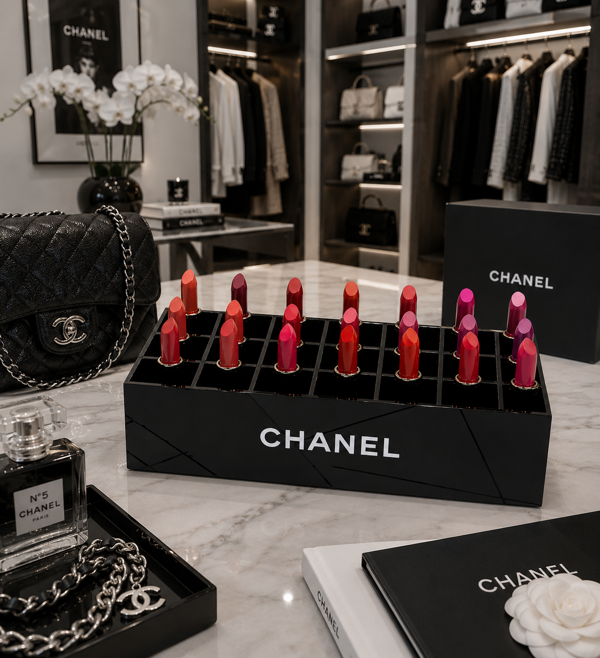 Chanel Lipstick Organizer