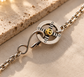 Men's Silver Tone Necklace – Vintage Round Toggle Clasp, Engraved Chain, Gothic Biker Jewellery