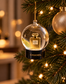 CHANEL N°5 Christmas Tree Ornament – Luxury Mini Snow Globe Bauble, Designer Perfume Bottle Decoration, Elegant Hanging Xmas Tree Décor, Collectible Christmas Ornament, Festive Home Decoration & Gift for Her