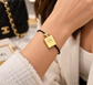 Chanel N°5 Inspired Black Cord Bracelet with Gold Tone Perfume Bottle Charm – Adjustable Minimalist Bracelet, Elegant Women's Jewellery Gift
