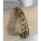 Bracelet In Gold With Flowers G Details