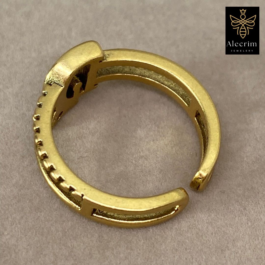 Damen Antik Gold Ring