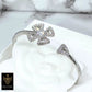 928 Silver Flower Bracelet