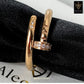 18k Damen vergoldet Nail ring