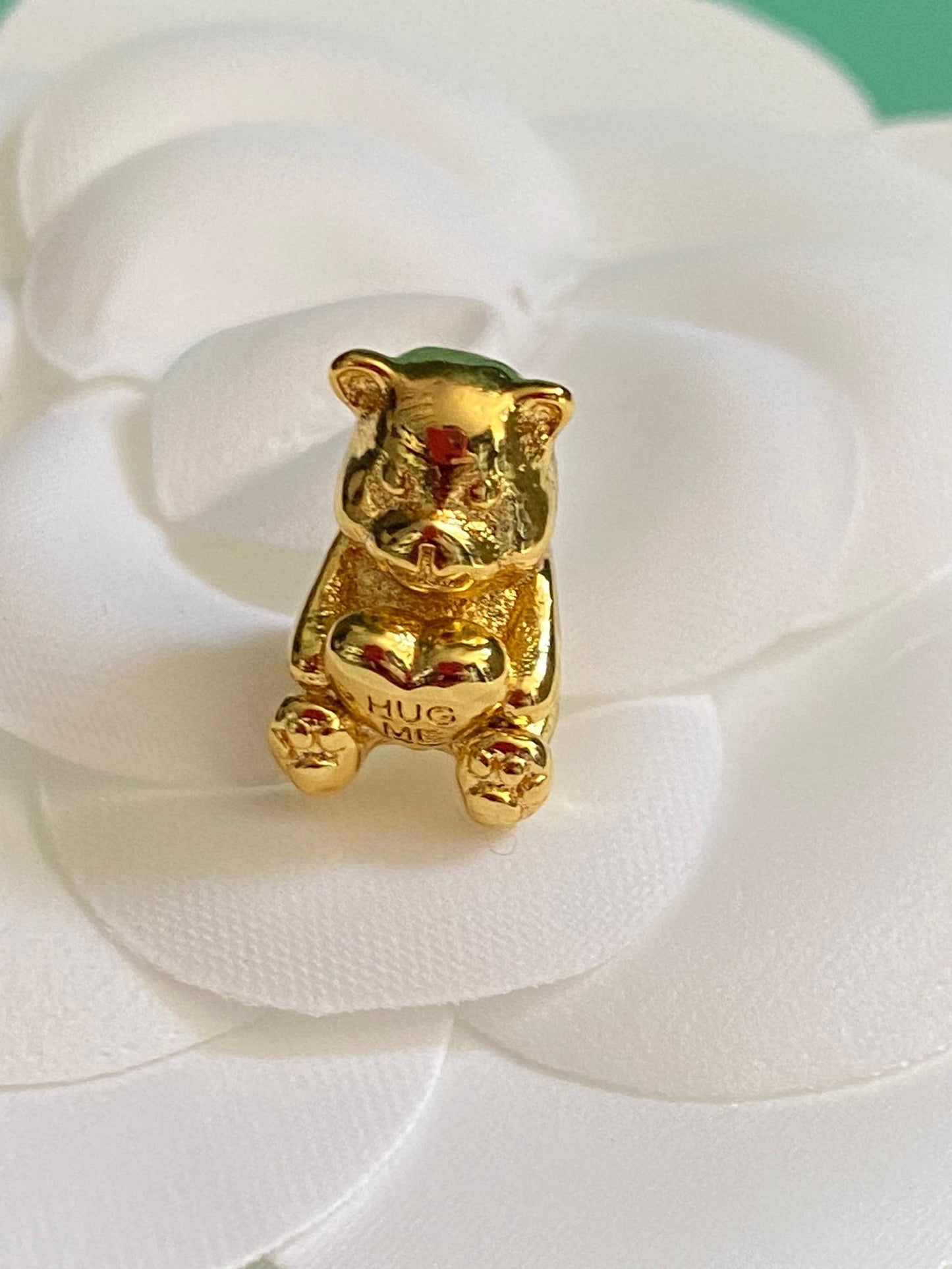 Gold plated Piggy ( Hug Me) Bead für pandora