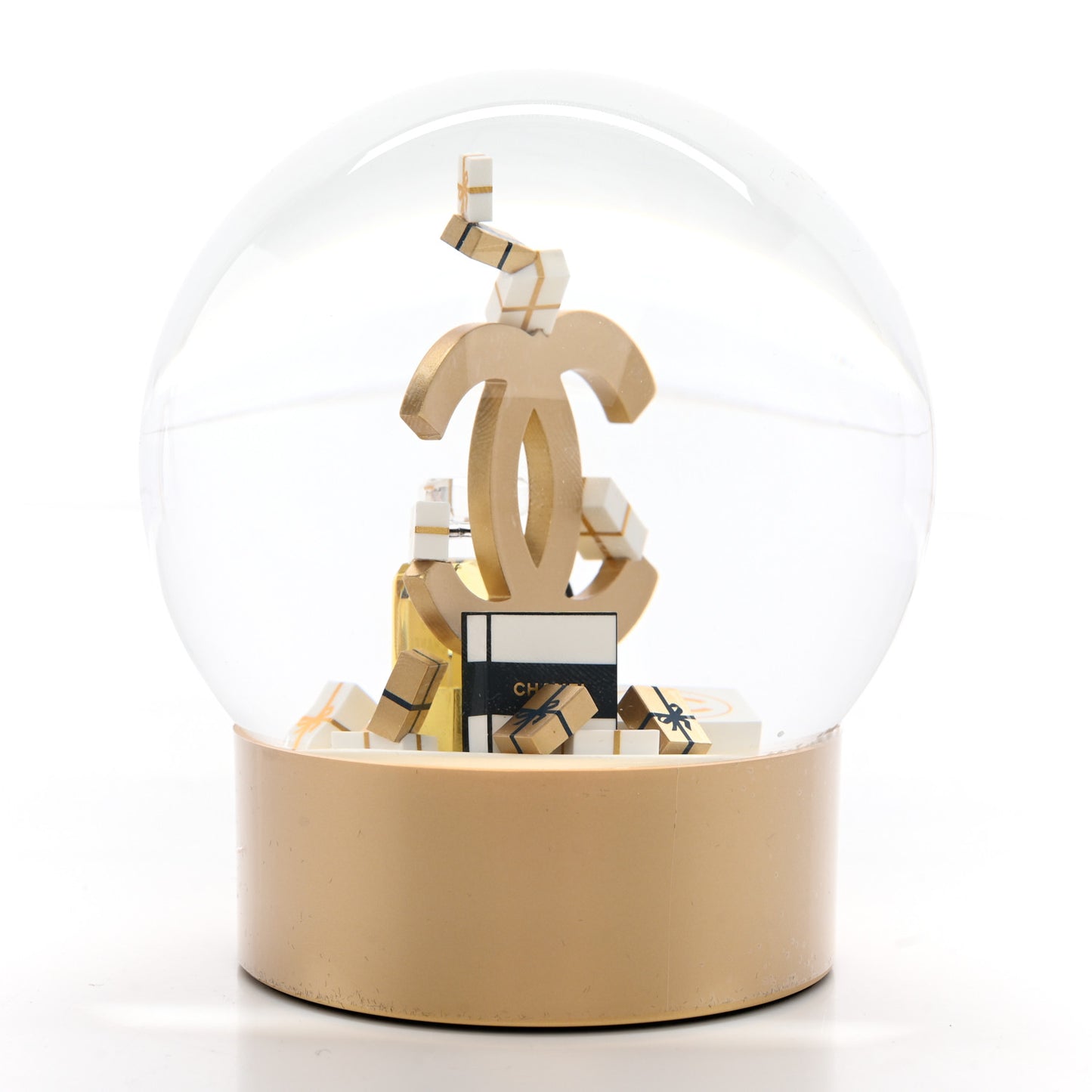 Chanel Gold Limited Ediction 2023 Snow Globe, Schneeparfüm Globe, Perfume Details