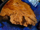Handcrafted Epoxy Resin Side Table with Natural Olive Wood