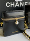 CHANEL BEAUTÈ iPods Holder Black Leather