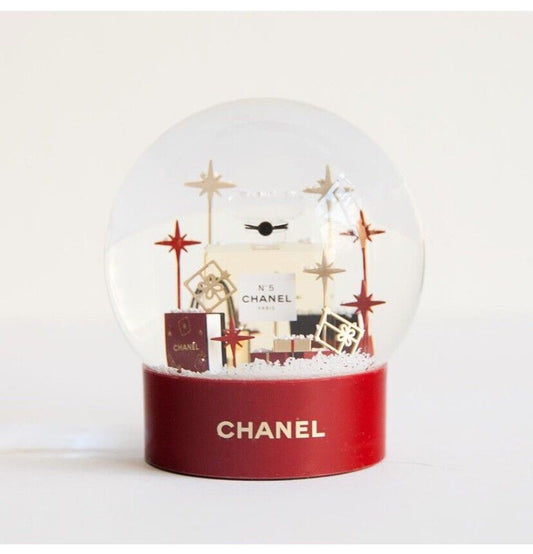 Chanel | Snow Globe Red Perfum Kristallkugel , Special limited Ediction Vip