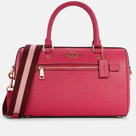 COACH Pink Rowan Satchel Taschen Handbag Original