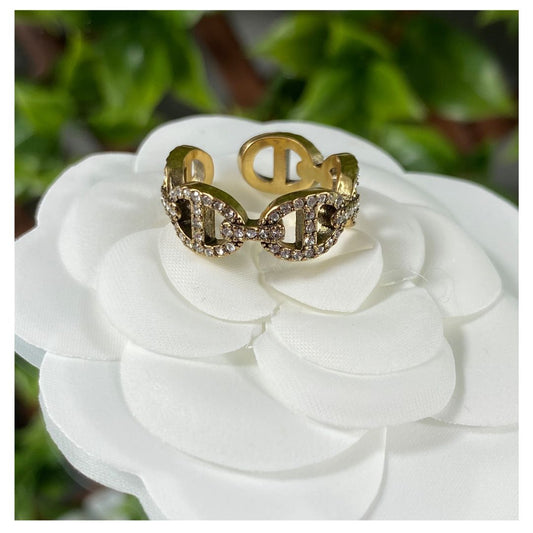 Damen Jewels Bronze Ring Vintage 8 cm