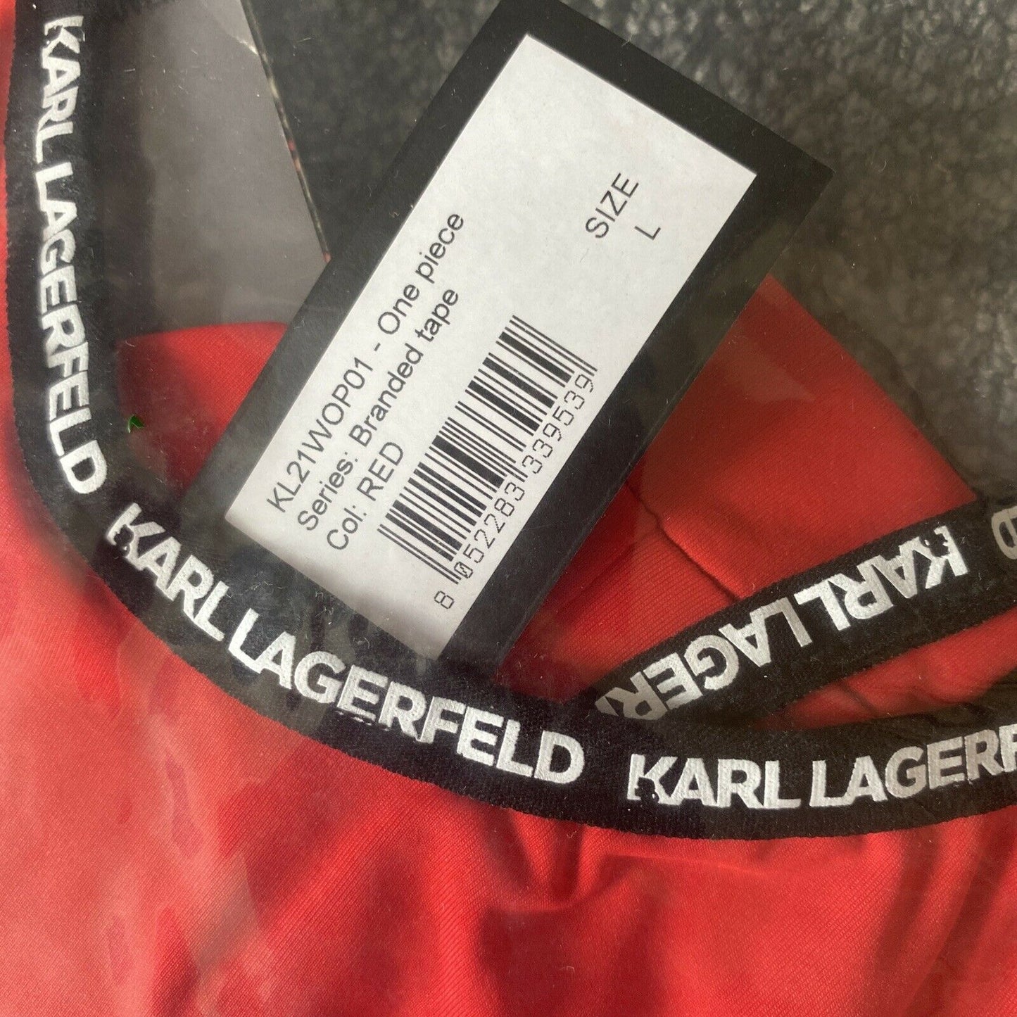 Karl Lagerfeld Beachwear Badeanzug Sommer Vibes Bademode Gr. L