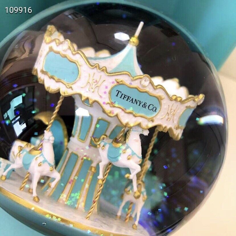 Tiffany & Co. Carousel Musical Snow Globe – Limited Edition Collectible