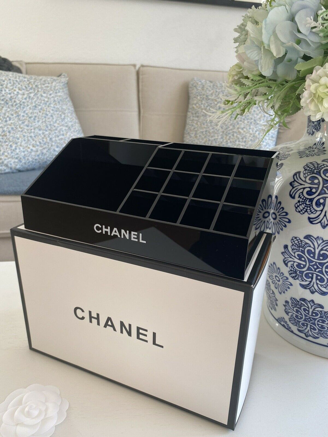 CHANEL schwarzer Kosmetikständer / Halter / Make Up Organizer / Kosme